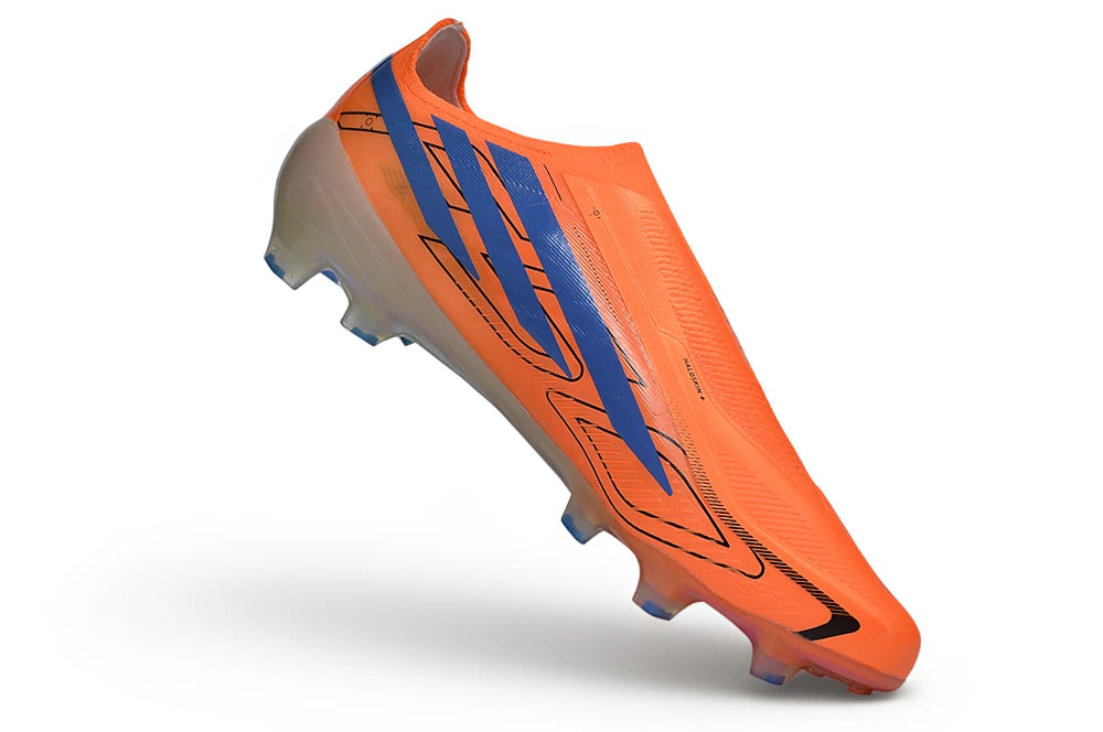 Chuteira Adidas F50 Hyperfast Laceless FG - Laranja