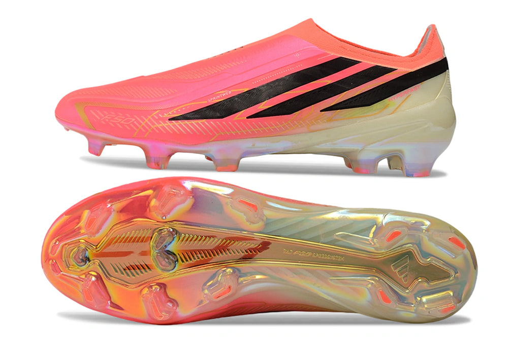 Chuteira Adidas F50 Hyperfast Laceless FG "Road to Glory"