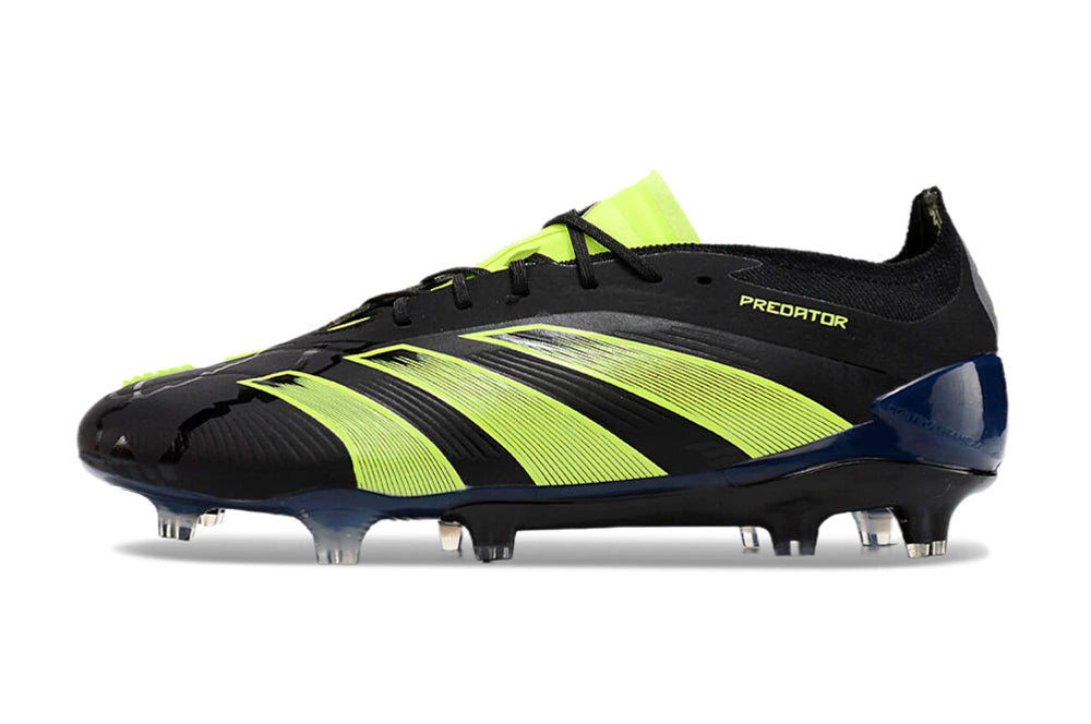 Chuteira Adidas Predator Elite Campo FG - Preto/Verde