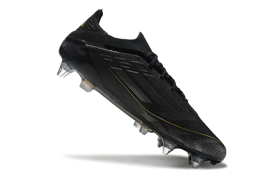 Chuteira Adidas F50 Elite SG - Preto/Dourado