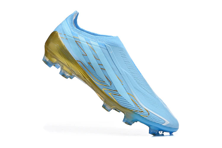 Chuteira Adidas F50 Hyperfast Laceless FG - Azul