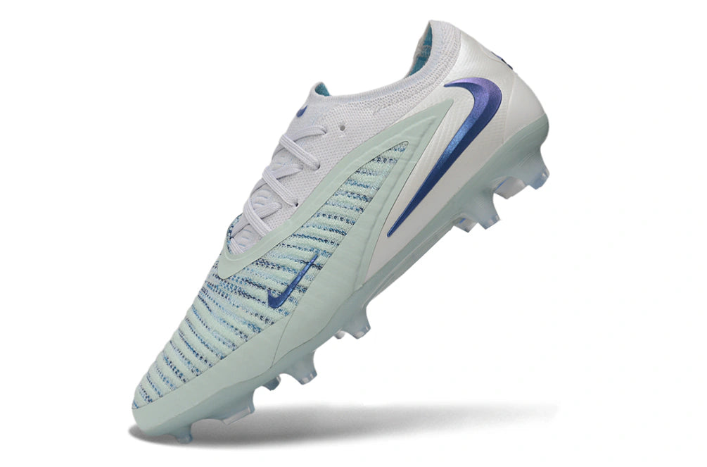 Chuteira Campo NIKE Phantom 6 Elite FG - Azul/Branco