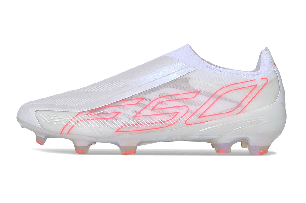 Chuteira Adidas F50 Hyperfast Laceless FG - Branco