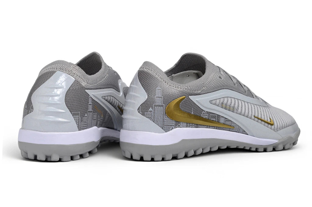 Chuteira Nike Phantom 6 Elite Society TF - Cinza