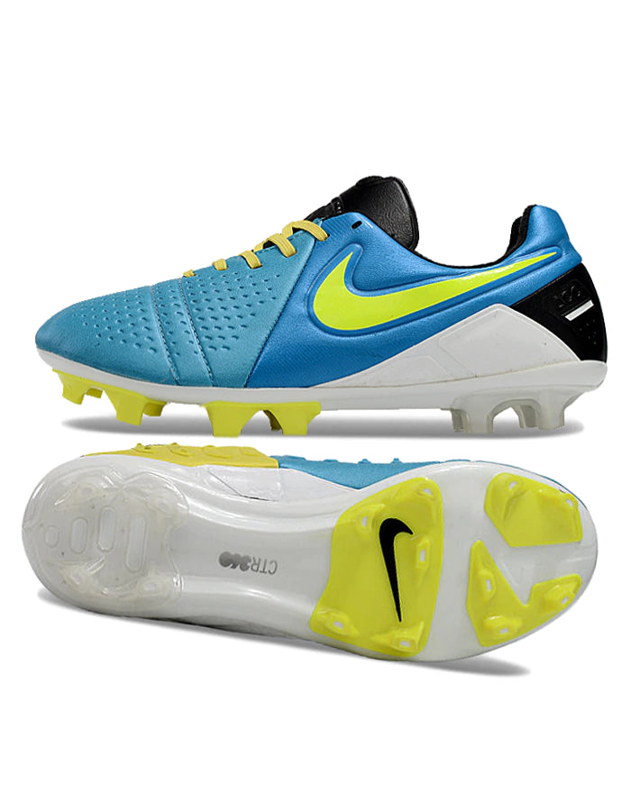 Chuteira Nike Tiempo CTR360 Maestri 3 Campo FG - Preto/Verde/Azul