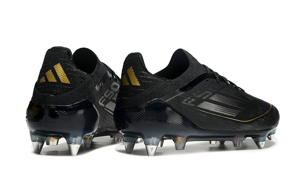 Chuteira Adidas F50 Elite SG - Preto/Dourado