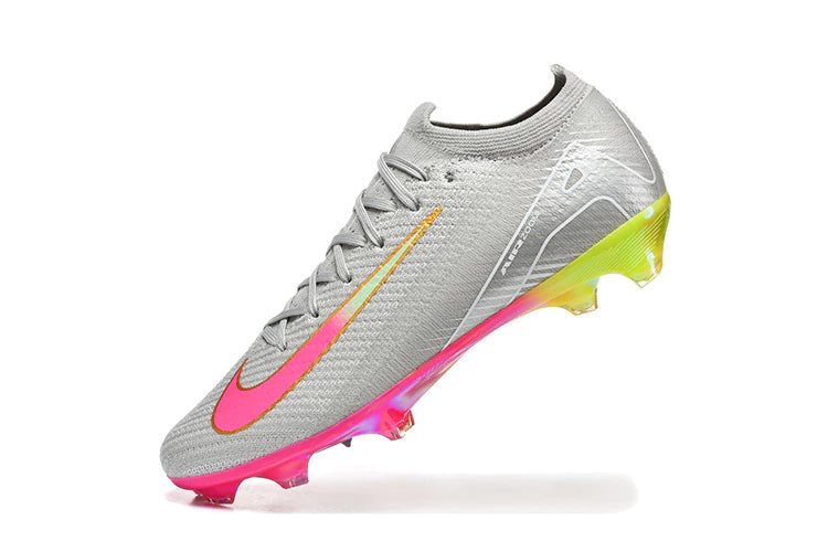 Chuteira Nike Air Zoom Mercurial Vapor 16 Elite FG - Cinza/Rosa