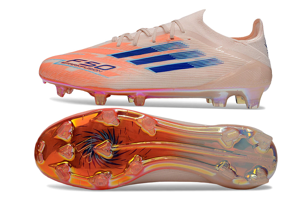 Chuteira Adidas F50 Elite Campo - Rosa/Laranja