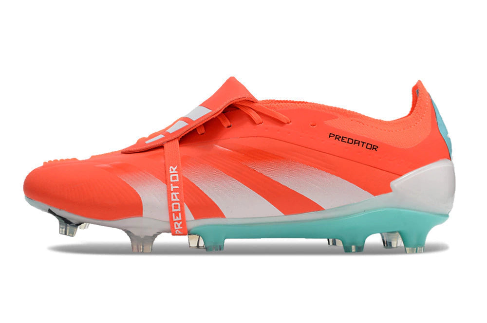Chuteira Adidas Predstrike Elite Campo - Vermelho/Branco