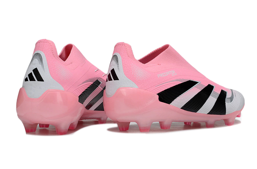 Chuteira Adidas Predator Elite 25 Laceless Campo - Rosa