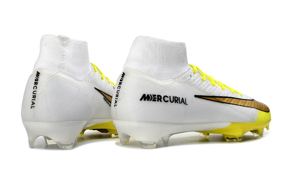 Chuteira Nike Air Zoom Mercurial Superfly 10 Elite Campo - Branco