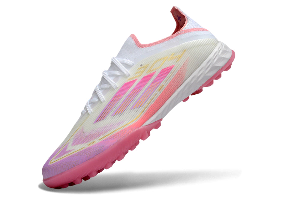 Chuteira Adidas X F50 Pro Society - Branco/Rosa