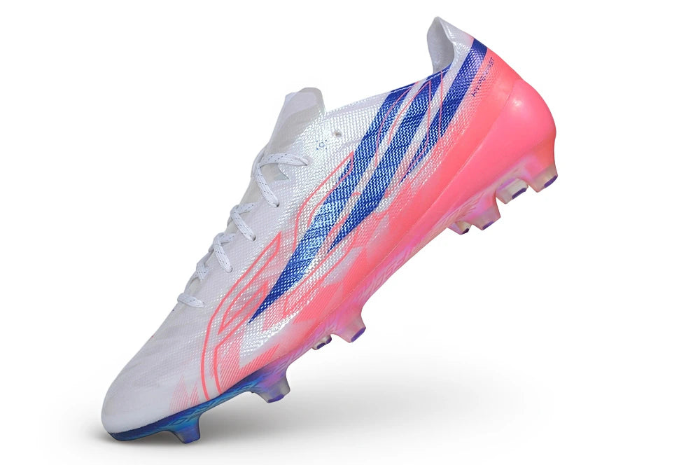 Chuteira Adidas F50 Hyperfast.1 Evo FG - Branco/Rosa