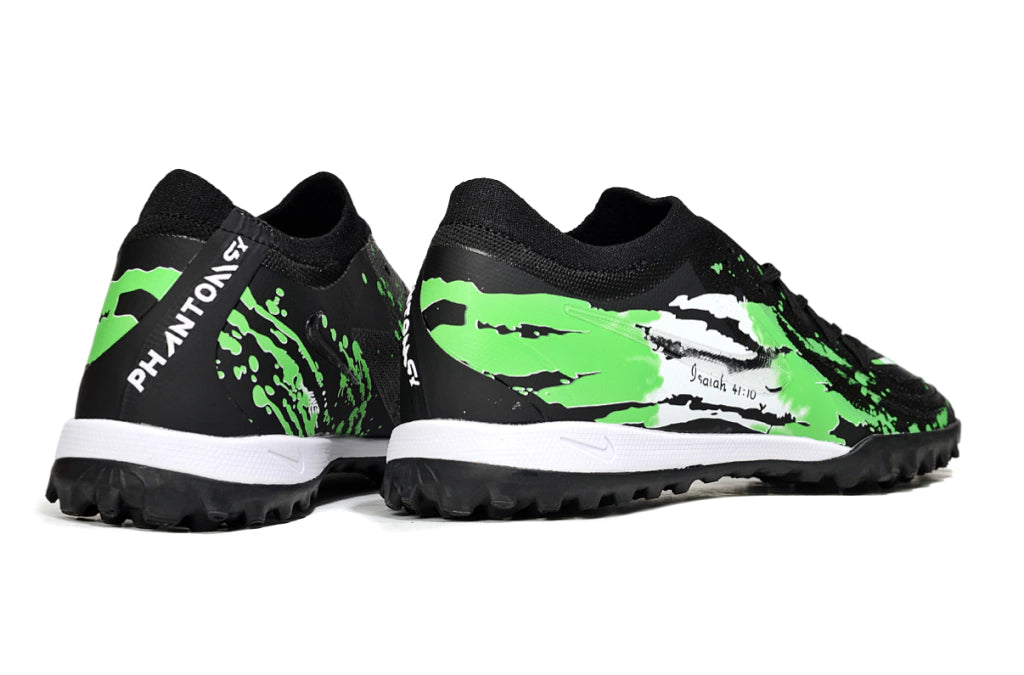 Chuteira Nike Phantom GX 2 Elite Society TF - Preto/Verde
