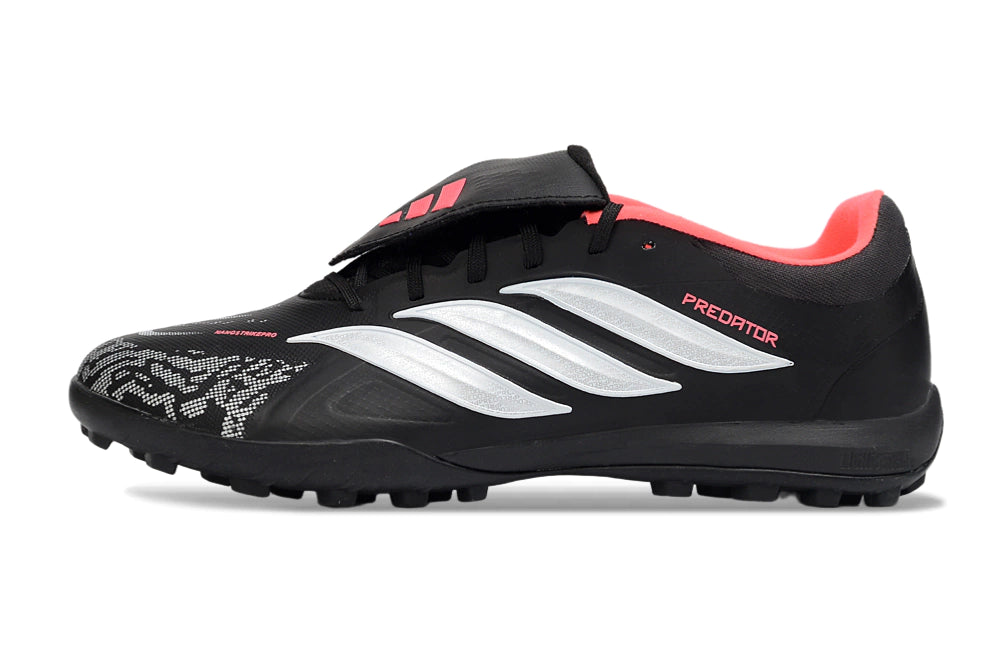 Chuteira Adidas Predator Tongue 26 Society - Preto/Vermelho