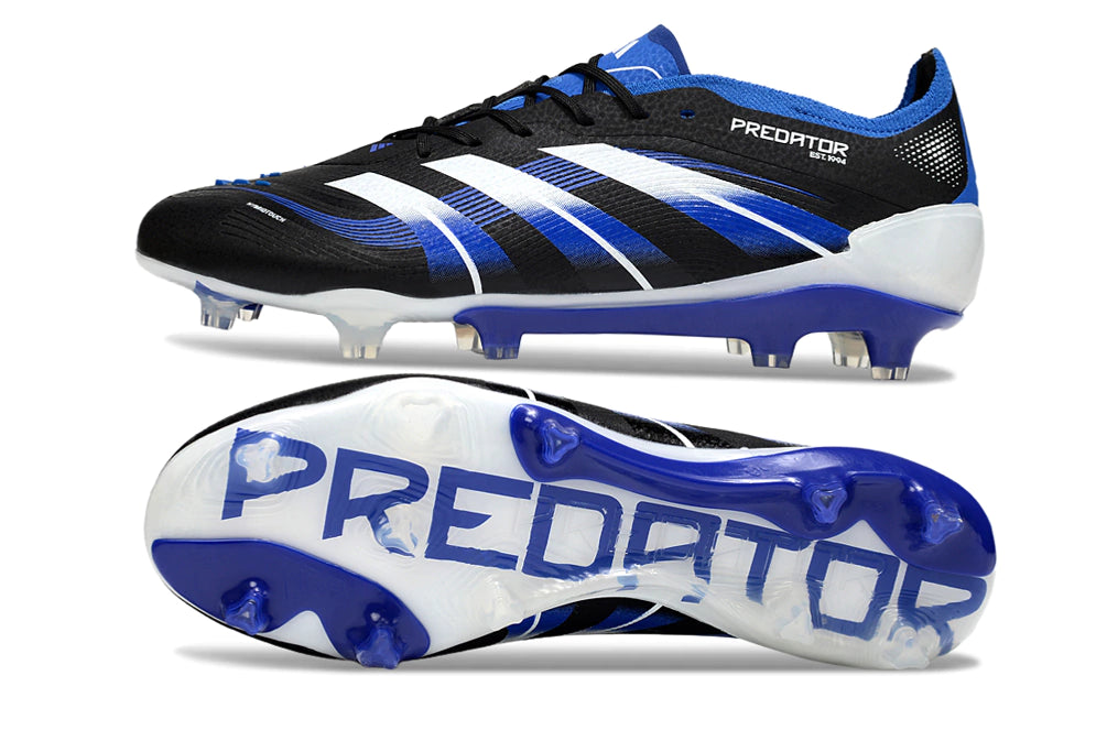 Chuteira Adidas Predator Elite 25 Campo FG - Preto/Azul