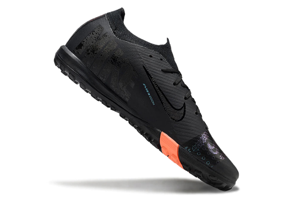 Chuteira Nike Mercurial Vapor 16 Elite Society - Preto/Laranja