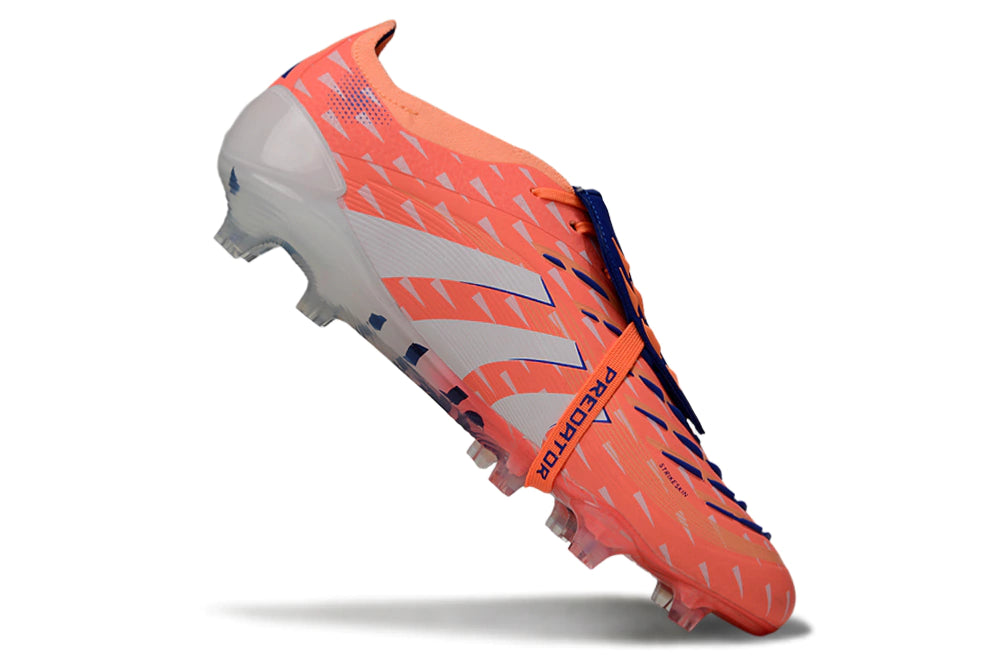 Chuteira Adidas Predator Elite Tongue 25 Campo FG "Coral Blaze"