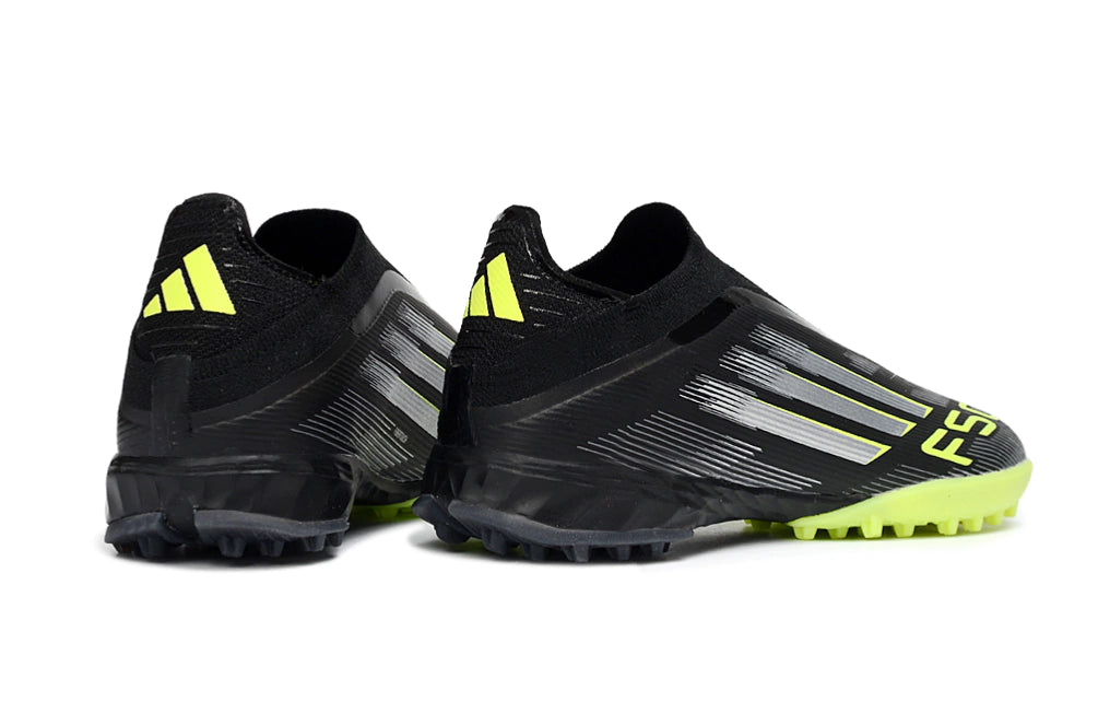 Chuteira Adidas F50 Pro Laceless Society - Preto/Verde