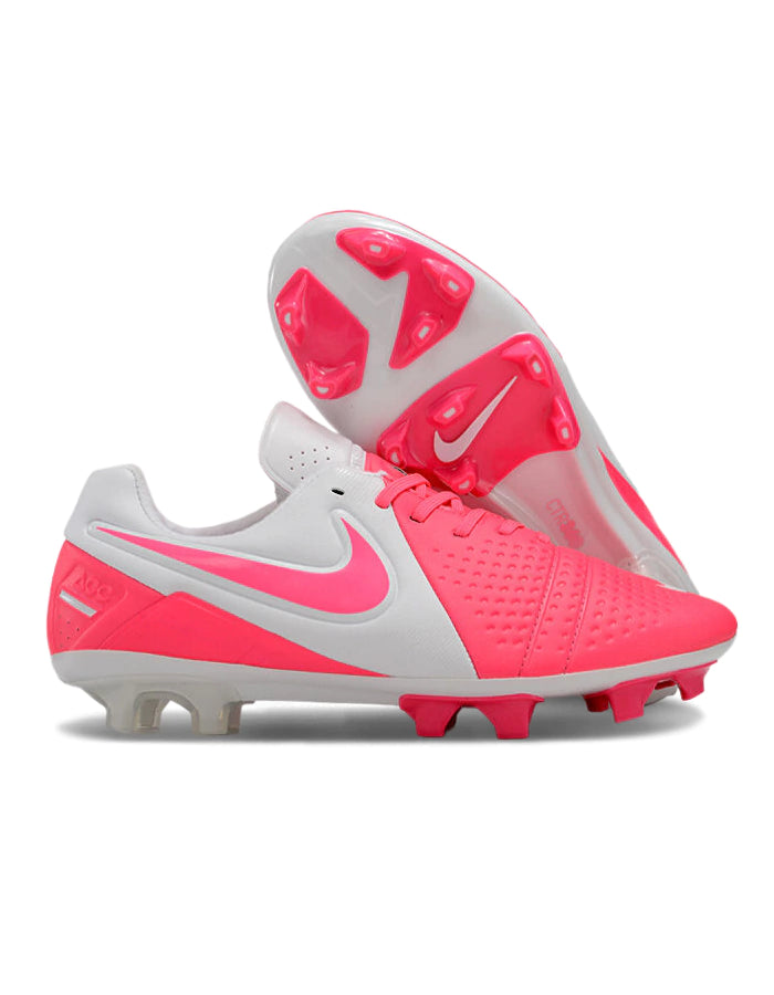 Chuteira Nike Tiempo CTR360 Maestri 3 Campo FG - Rosa/Branco