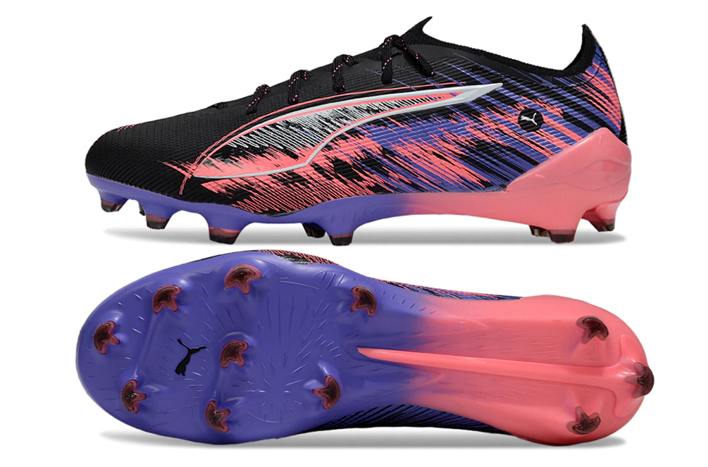 Chuteira Puma Ultra 5 Carbon FG - Preto/Roxo
