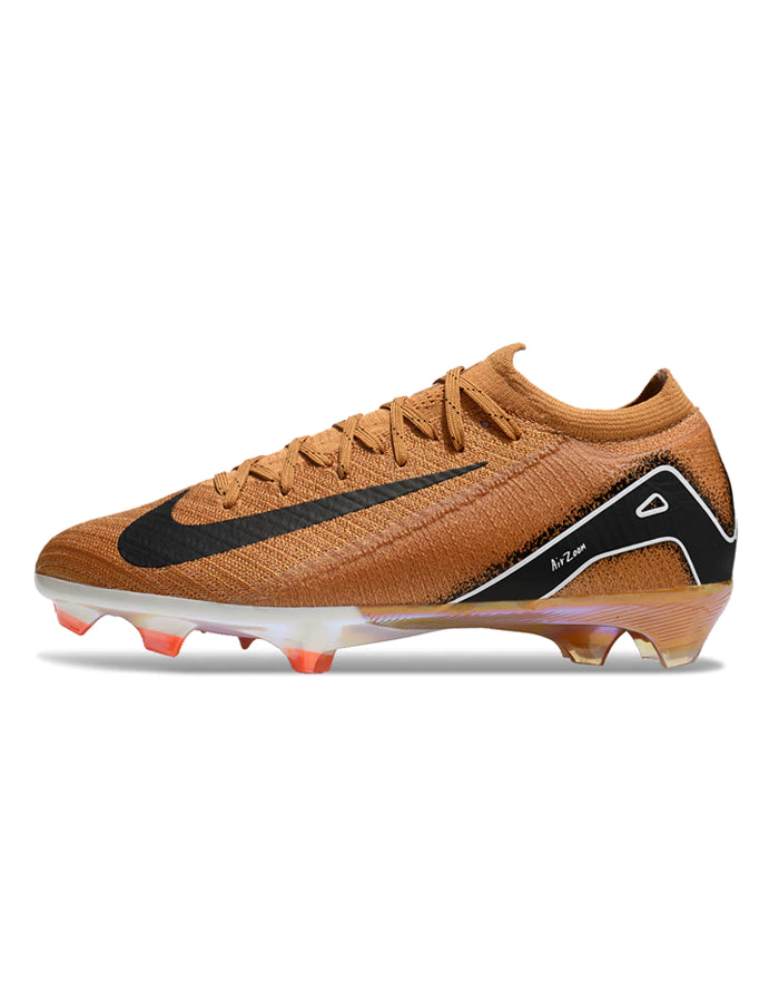 Chuteira Nike Air Zoom Mercurial Vapor 16 Elite FG - Marrom/Preto