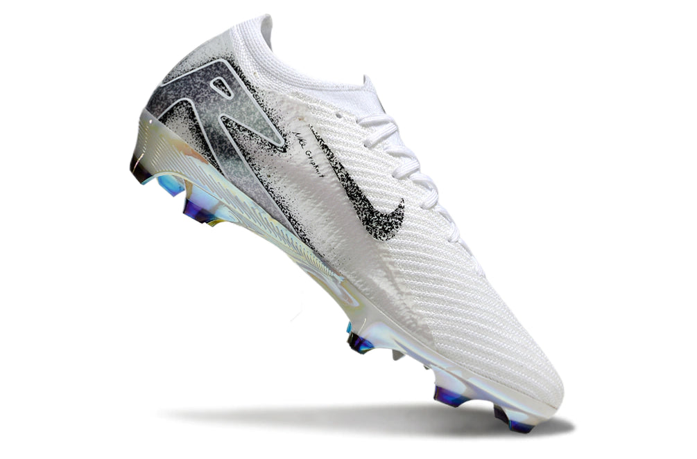 Chuteira Nike Air Zoom Mercurial Vapor 16 Elite FG - Branco/Preto