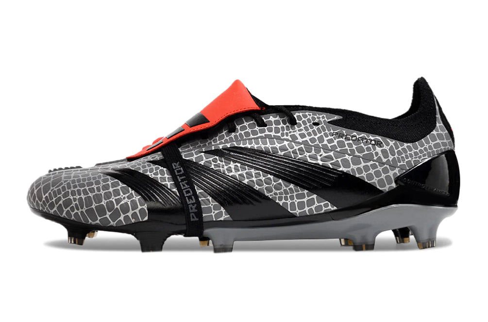 Chuteira Adidas Predstrike Elite Campo - Cinza/Preto