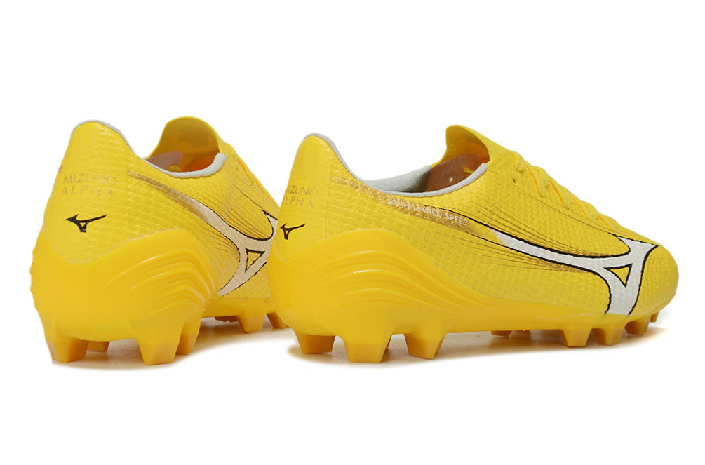 Chuteira Mizuno Alpha Japan 3 FG - Amarelo