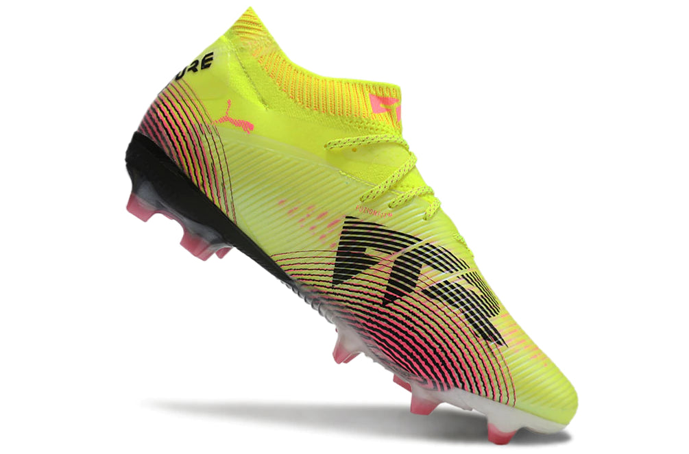 Chuteira Puma Future 8 Ultimate Botinha Campo FG - Verde/Preto