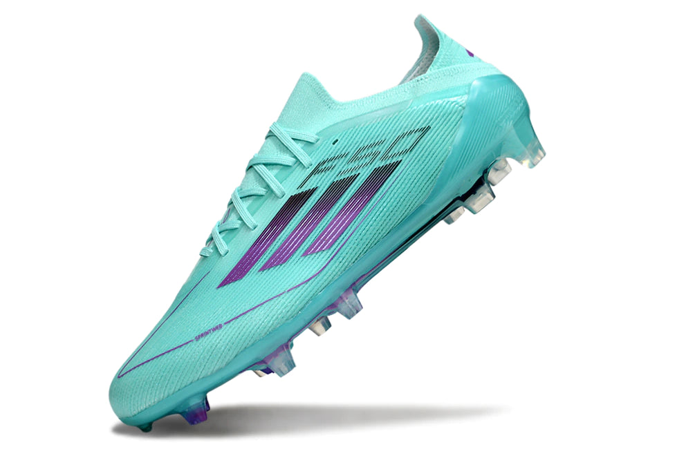 Chuteira Adidas F50 X Campo - Azul/Roxo