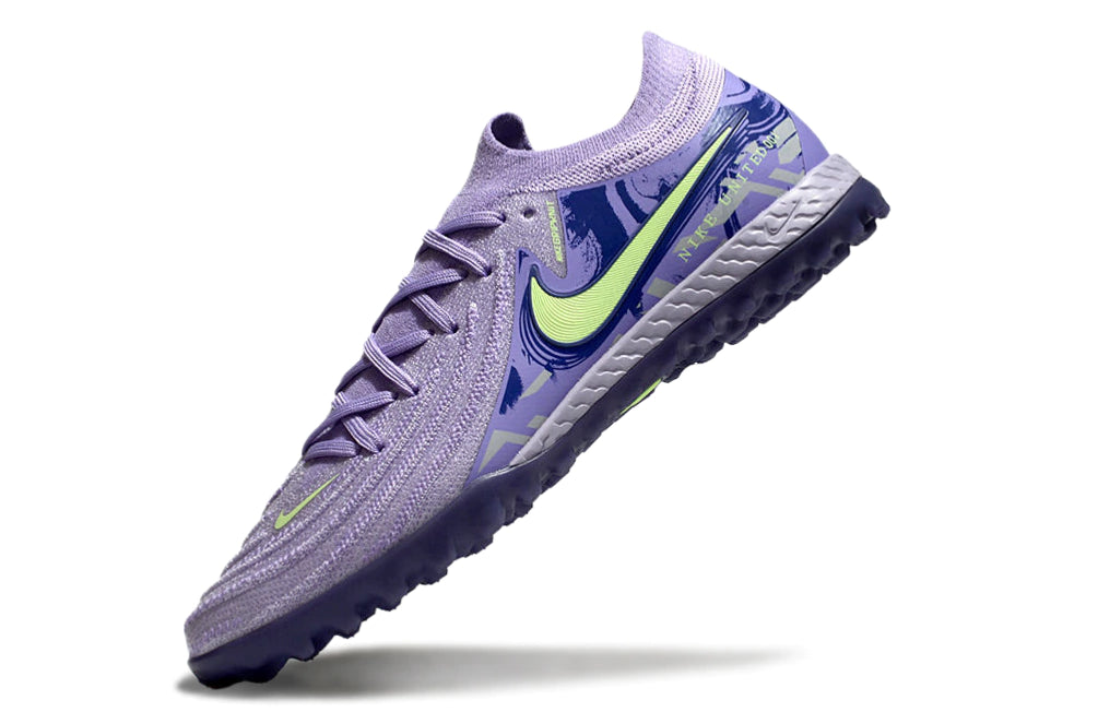 Chuteira Nike Phantom GX 2 Elite Society TF - Roxo/Verde
