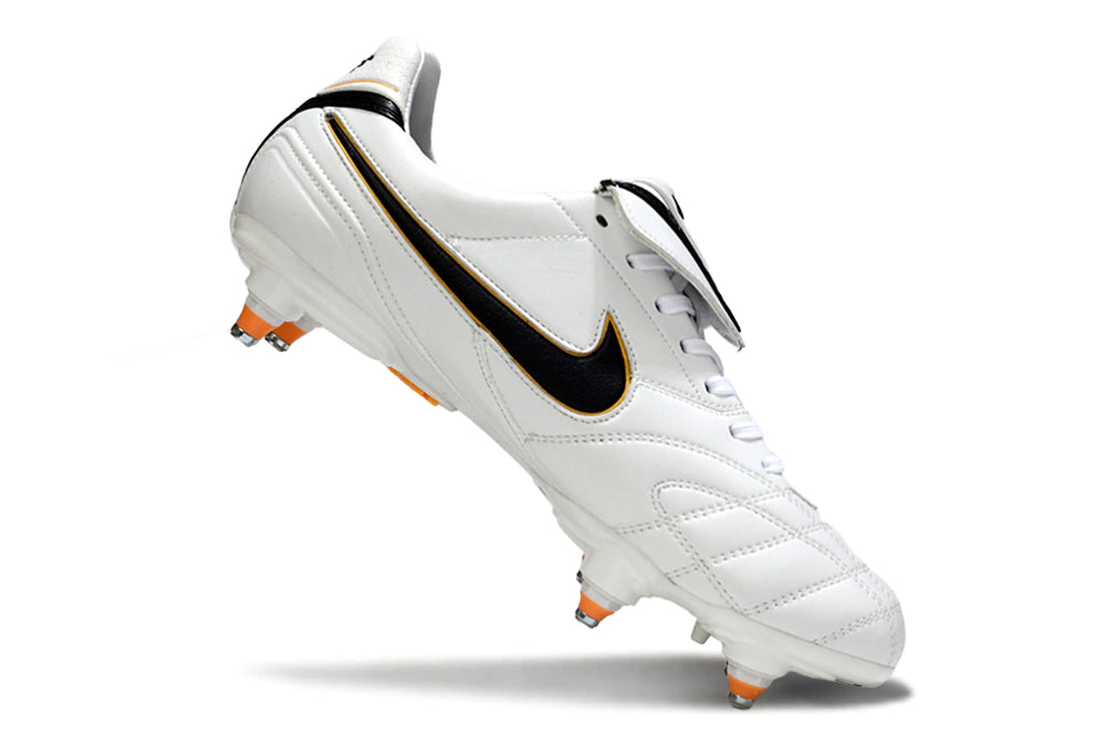 Chuteira Nike Tiempo Legend 5 Elite SG - Branco/Preto