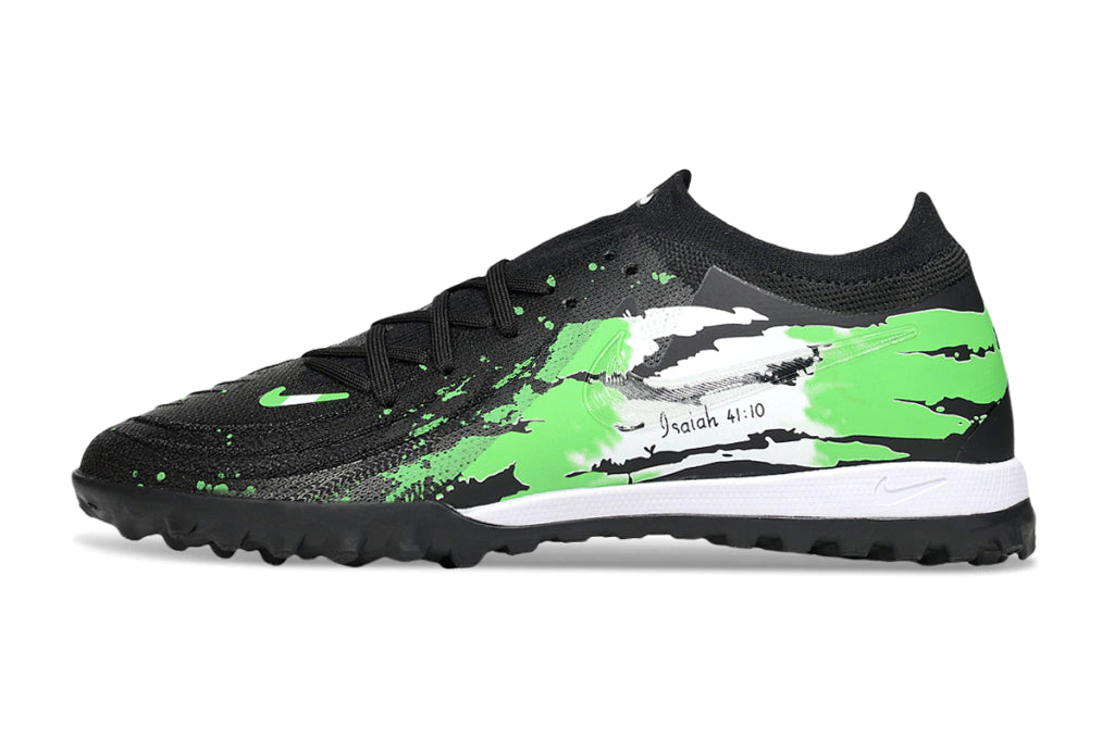 Chuteira Nike Phantom GX 2 Elite Society TF - Preto/Verde