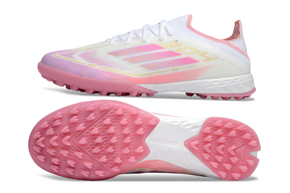 Chuteira Adidas X F50 Pro Society - Branco/Rosa