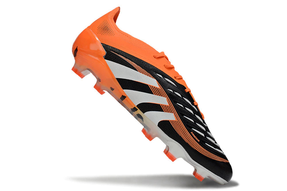 Chuteira Adidas Predator Elite 25 Campo FG - Preto/Laranja