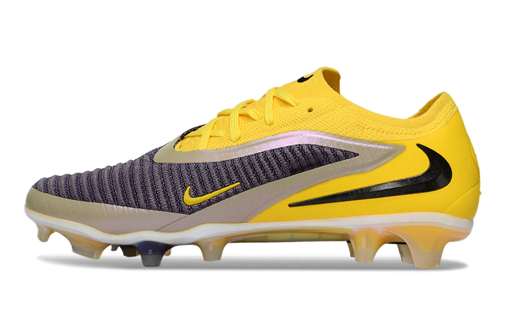 Chuteira Campo NIKE Phantom 6 Elite FG - Amarelo/Preto