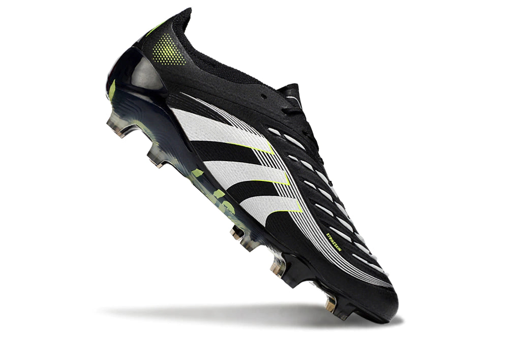 Chuteira Adidas Predator Elite 25 Campo FG - Preto/Branco