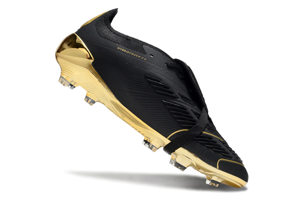 Chuteira Adidas Predstrike Elite Campo - Preto/Dourado