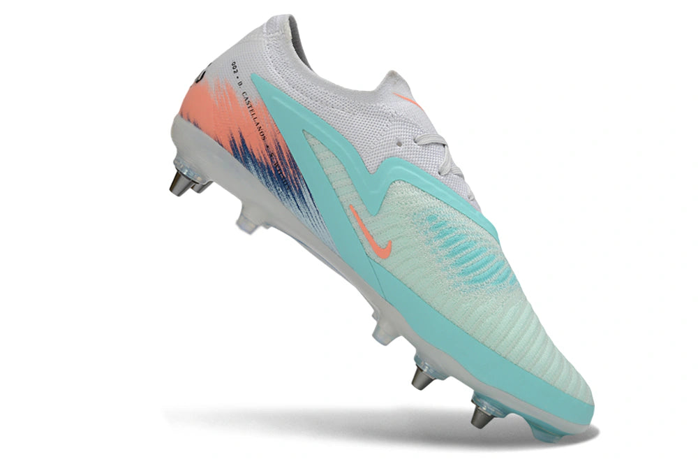 Chuteira Nike Phantom 6 Elite SG - Branco/Azul