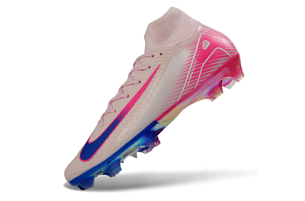 Chuteira Nike Air Zoom Mercurial Superfly 10 Elite Campo - Rosa