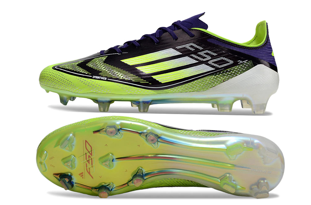 Chuteira Adidas F50 X Campo - Azul/Verde