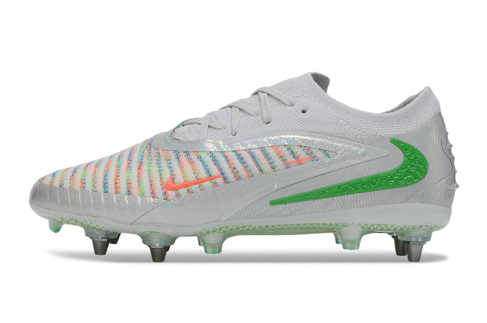 Chuteira Nike Phantom 6 Elite SG - Cinza/Verde