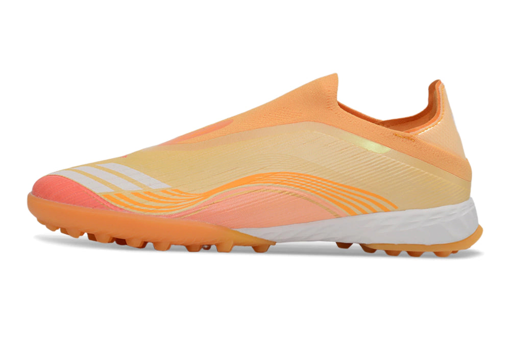 Chuteira Adidas F50 Pro Laceless Society - Laranja