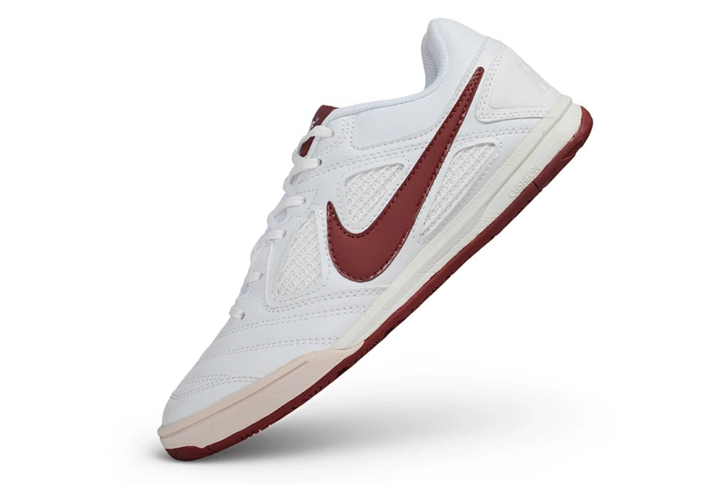 Chuteira Nike SB Gato Futsal - Branco/Marrom