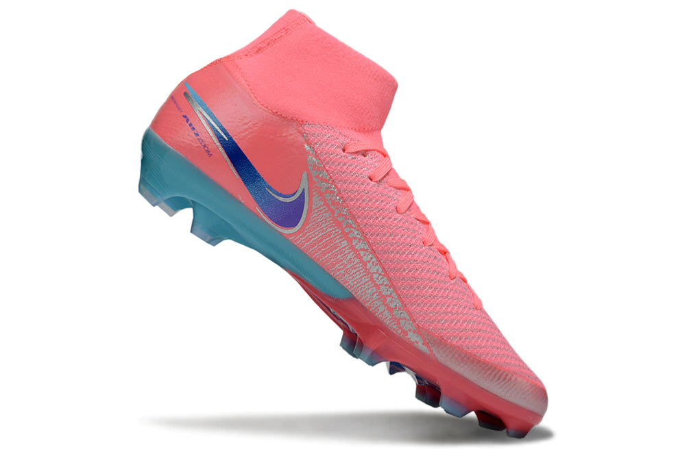 Chuteira Nike Air Zoom Mercurial Superfly 10 Elite Campo - Rosa