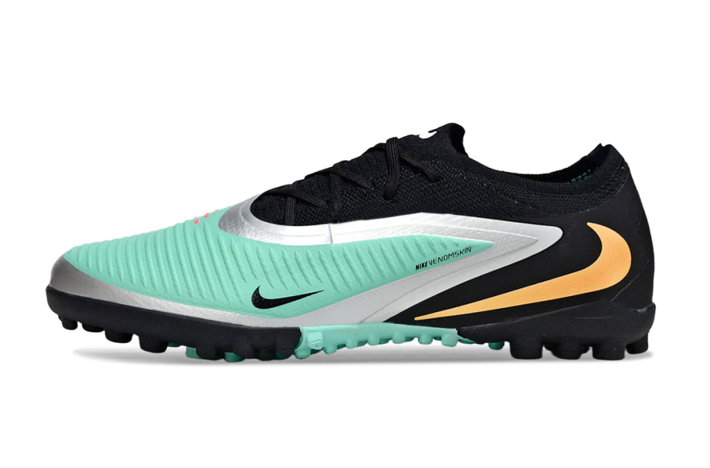 Chuteira Nike Phantom ReactX 6 Pro Society TF - Preto/Verde