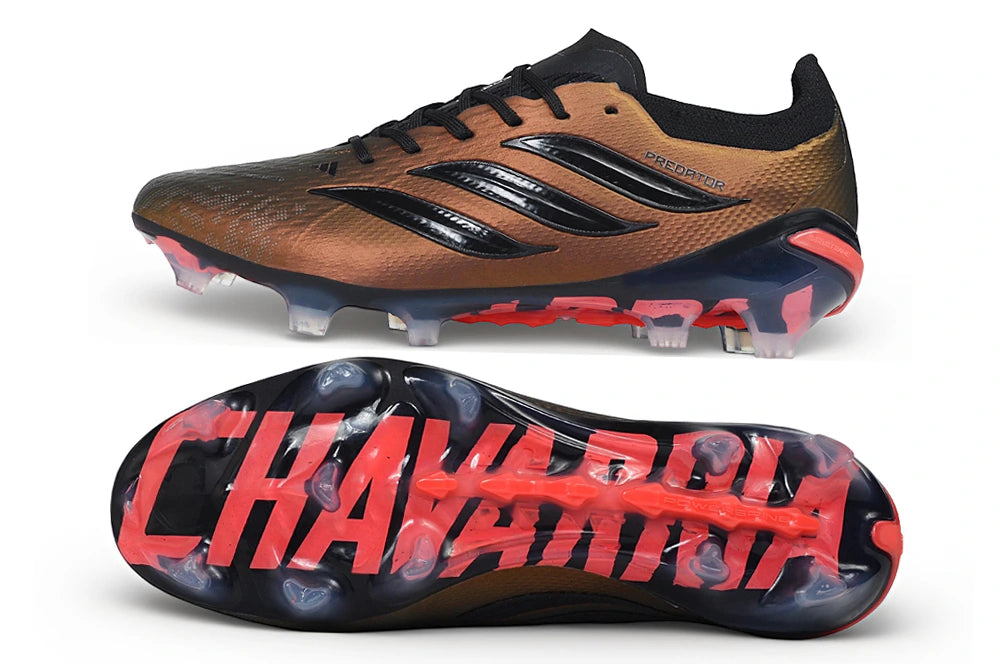 Chuteira Adidas Predator Elite 26 Campo FG - Marrom