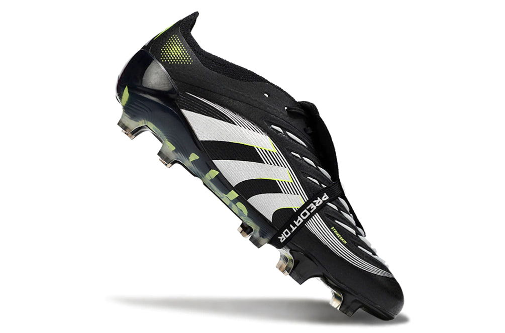 Chuteira Adidas Predator Elite Tongue 25 Campo - Preto/Branco