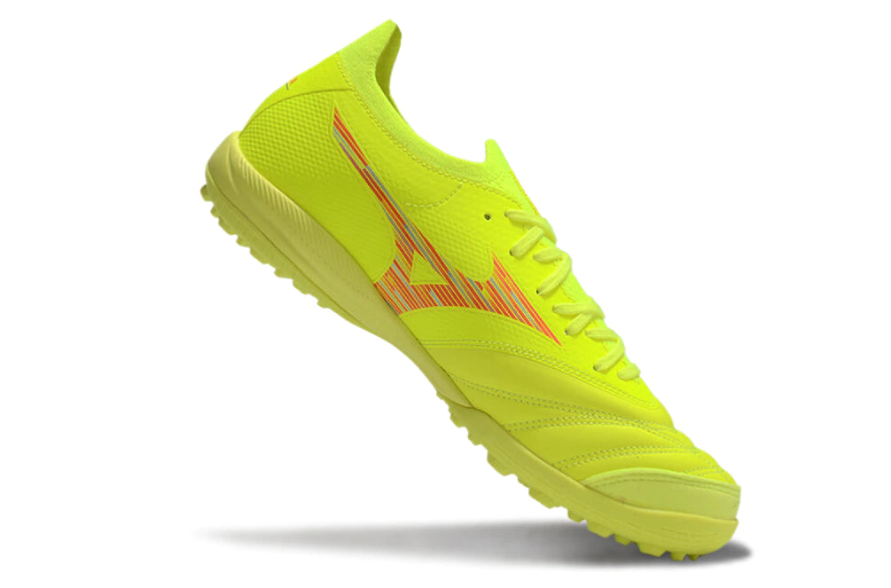 Chuteira Miuzno Morelia Neo Sala β Society - Verde/Vermelho